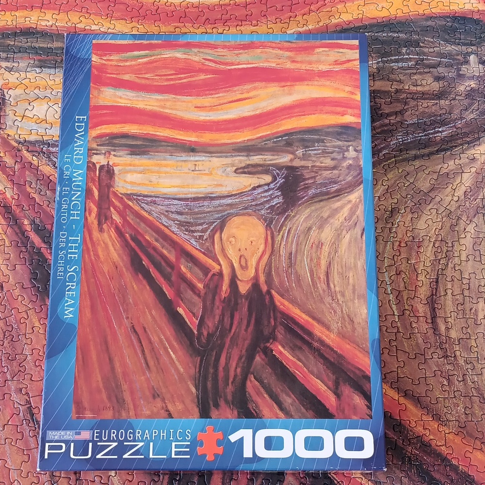 The Scream, 1,000 Piece Puzzle by Eurographics